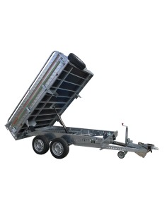 MANUAL HYDRAULIC TIPPING TRAILER 3100X1800X400 M.M.A. 2000 KG