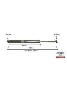 HITCH SHOCK ABSORBER 950/1800 GEPLAS