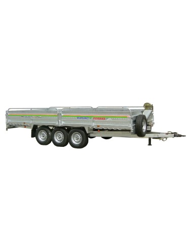 TRAILER 3 CENTRAL AXLES WHEELS UNDERNEATH SIDE DISASSEMBLES. 5000X2200 M.M.A. 2.600 kg