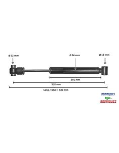 ENGATE AMORTECEDOR 1600KG ALKO