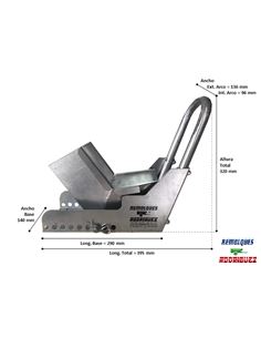 BRAÇADEIRA COM BRAÇO BASCULANTE PARA SCOOTER-SCOOTER