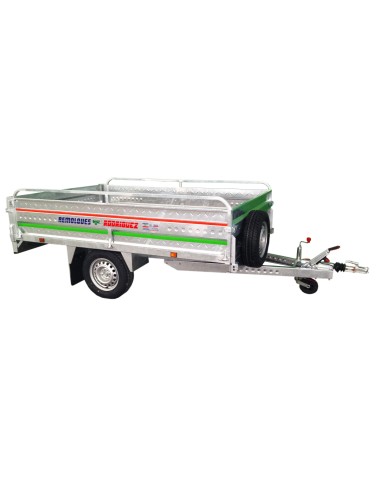 SINGLE AXLE LIGHT TRAILER 2000X1600X500 WHEELS BELOW